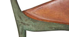 Load image into Gallery viewer, Bronze and leather Gazelle chairs - Dan Johnson