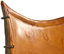 Load image into Gallery viewer, Bronze and leather Gazelle chairs - Dan Johnson