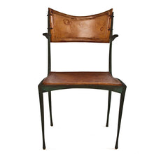 Load image into Gallery viewer, Bronze and leather Gazelle chairs - Dan Johnson