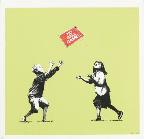 No Ball Games - Banksy