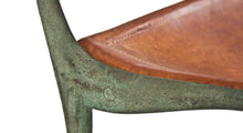 Load image into Gallery viewer, Bronze and leather Gazelle chairs - Dan Johnson
