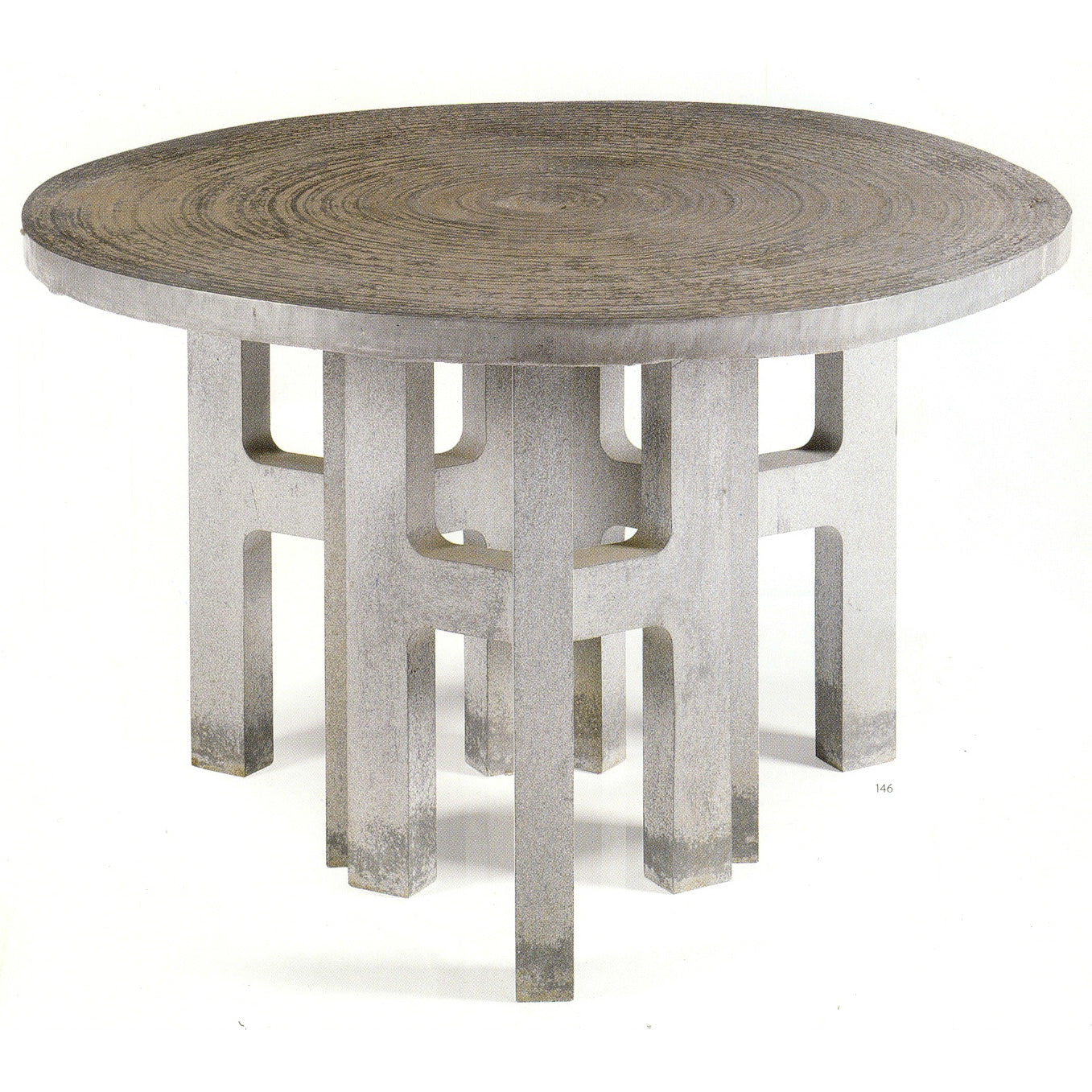 Aluminium side table - Ado Chale